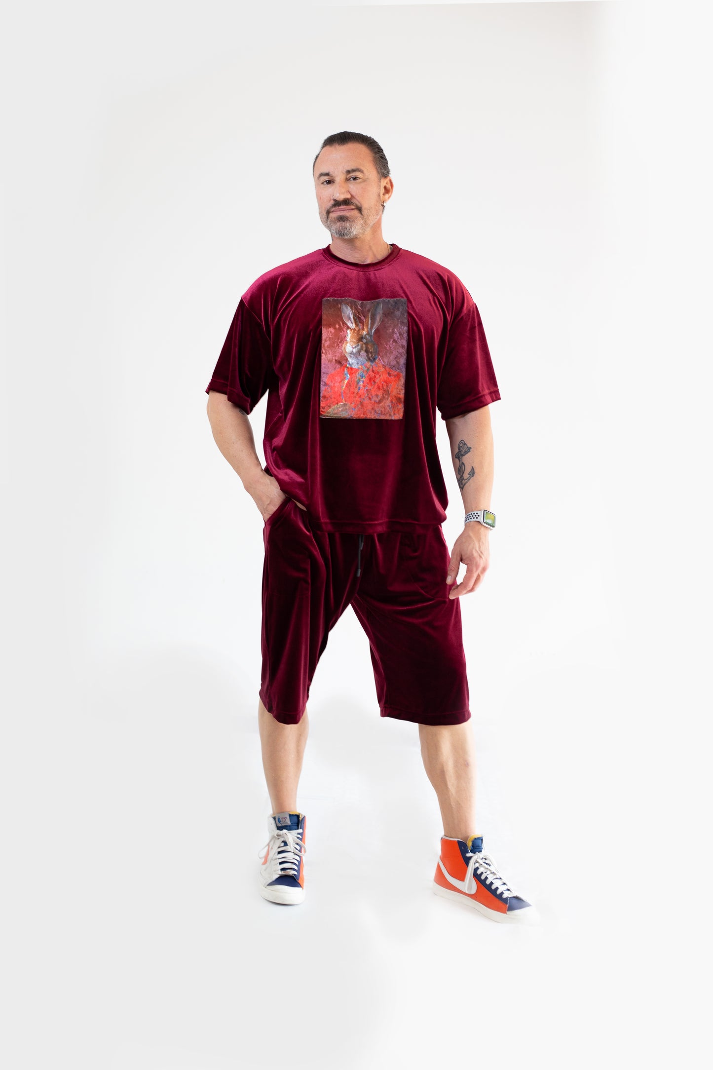 Traje de hombre "Liebre" Rojo