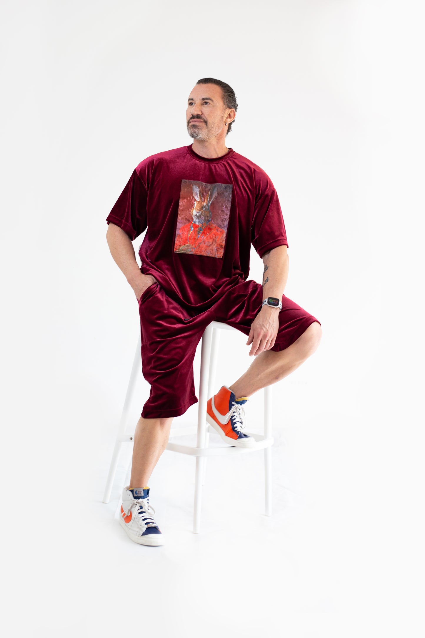 Traje de hombre "Liebre" Rojo