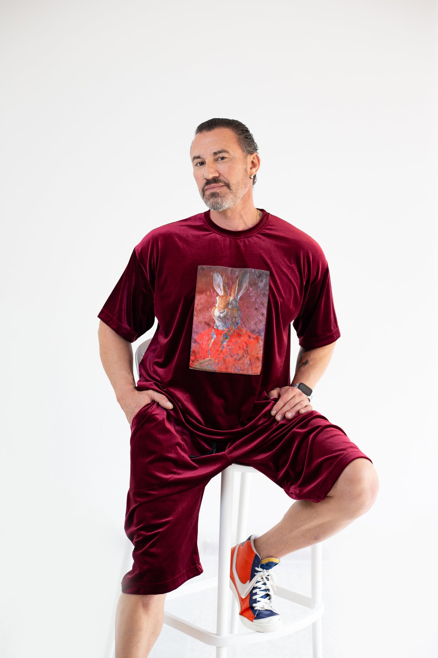 Traje de hombre "Liebre" Rojo