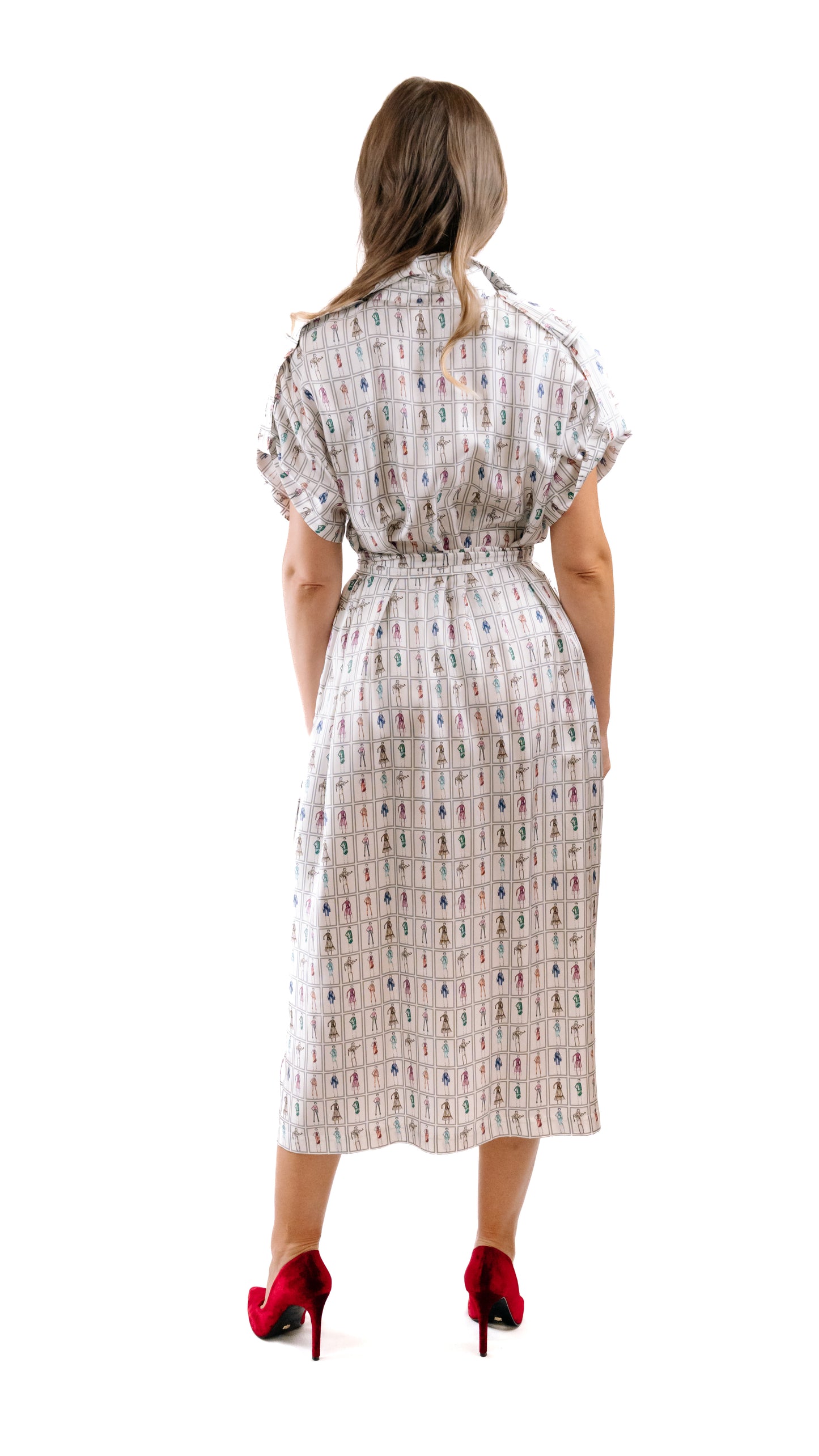 Traje de mujer "Patrones Lila"