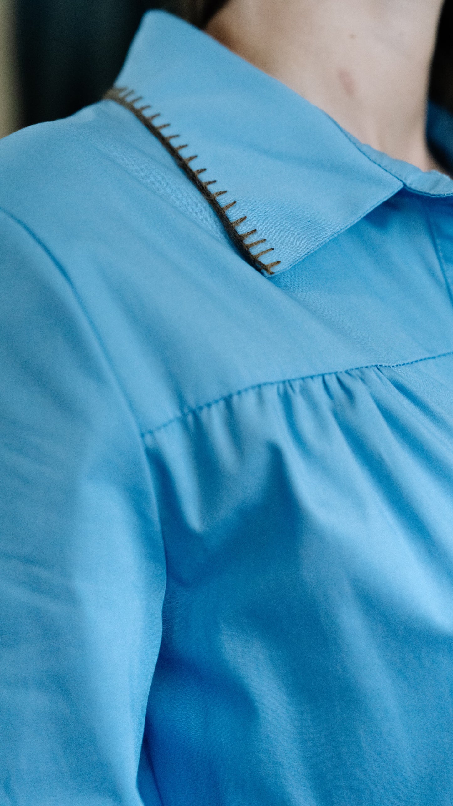 Blue Shirt Dress ll