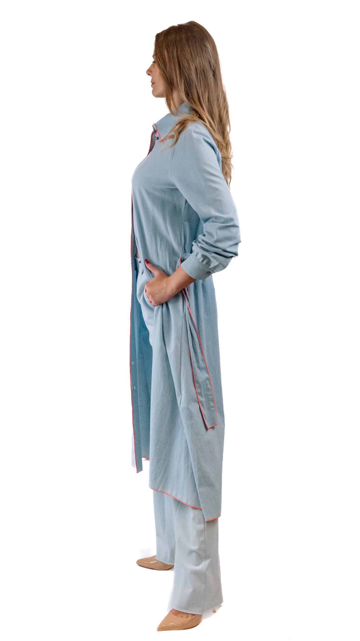 Traje de mujer "Patrones Lila"