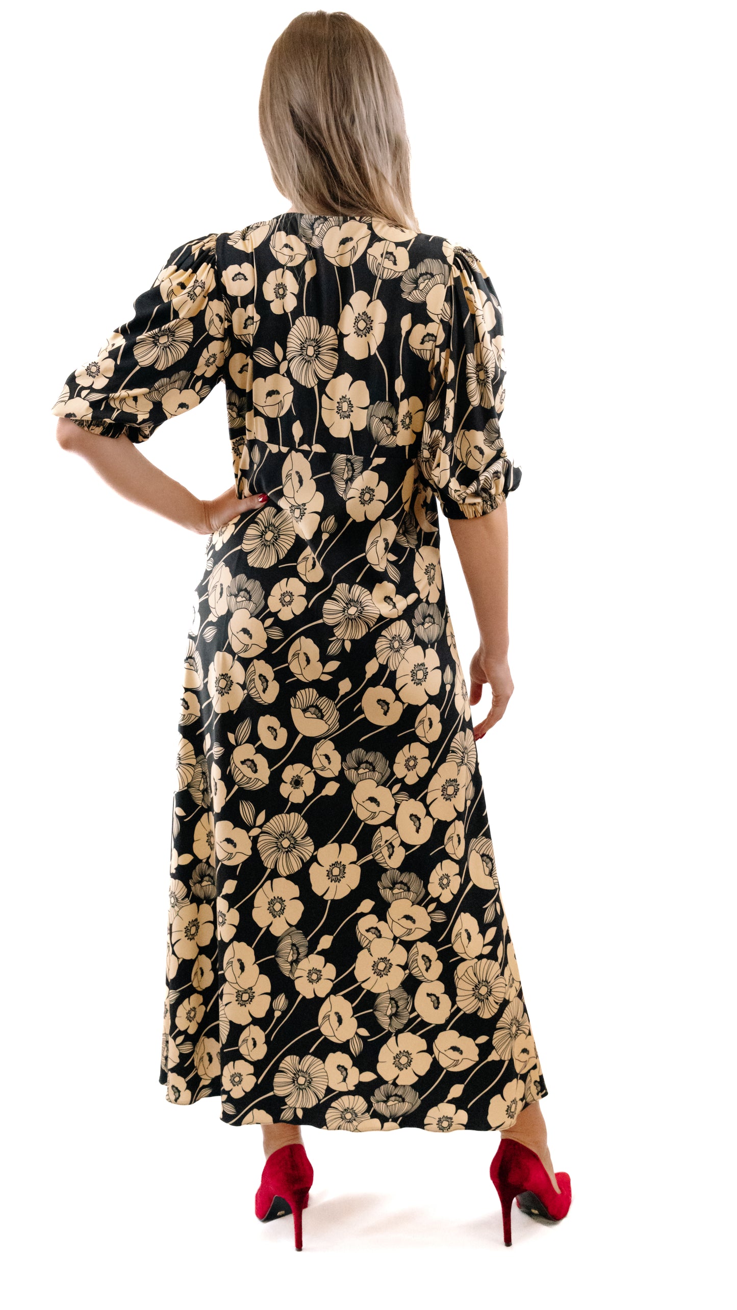 "Poppy Black" Dress