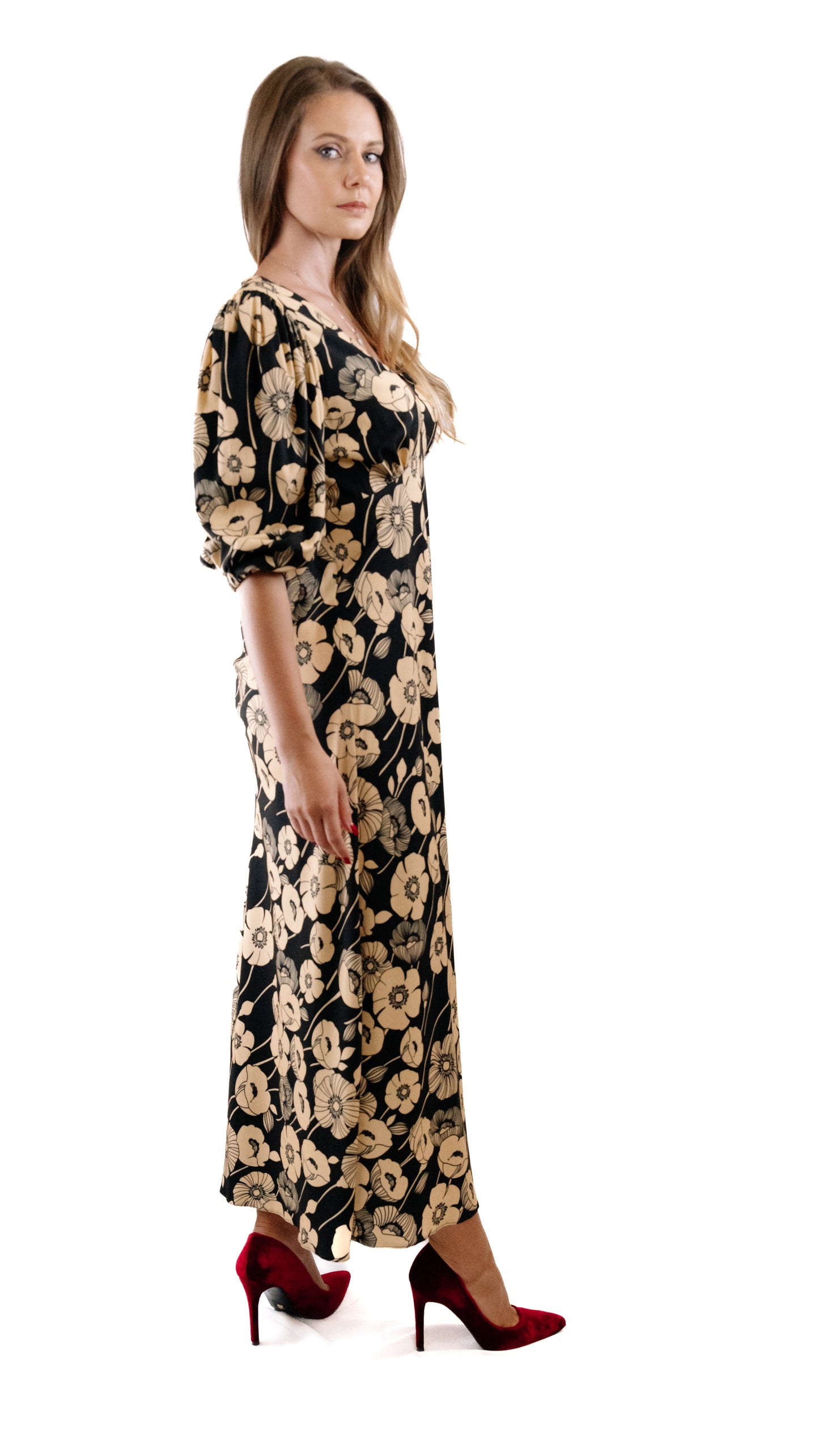 "Poppy Black" Dress