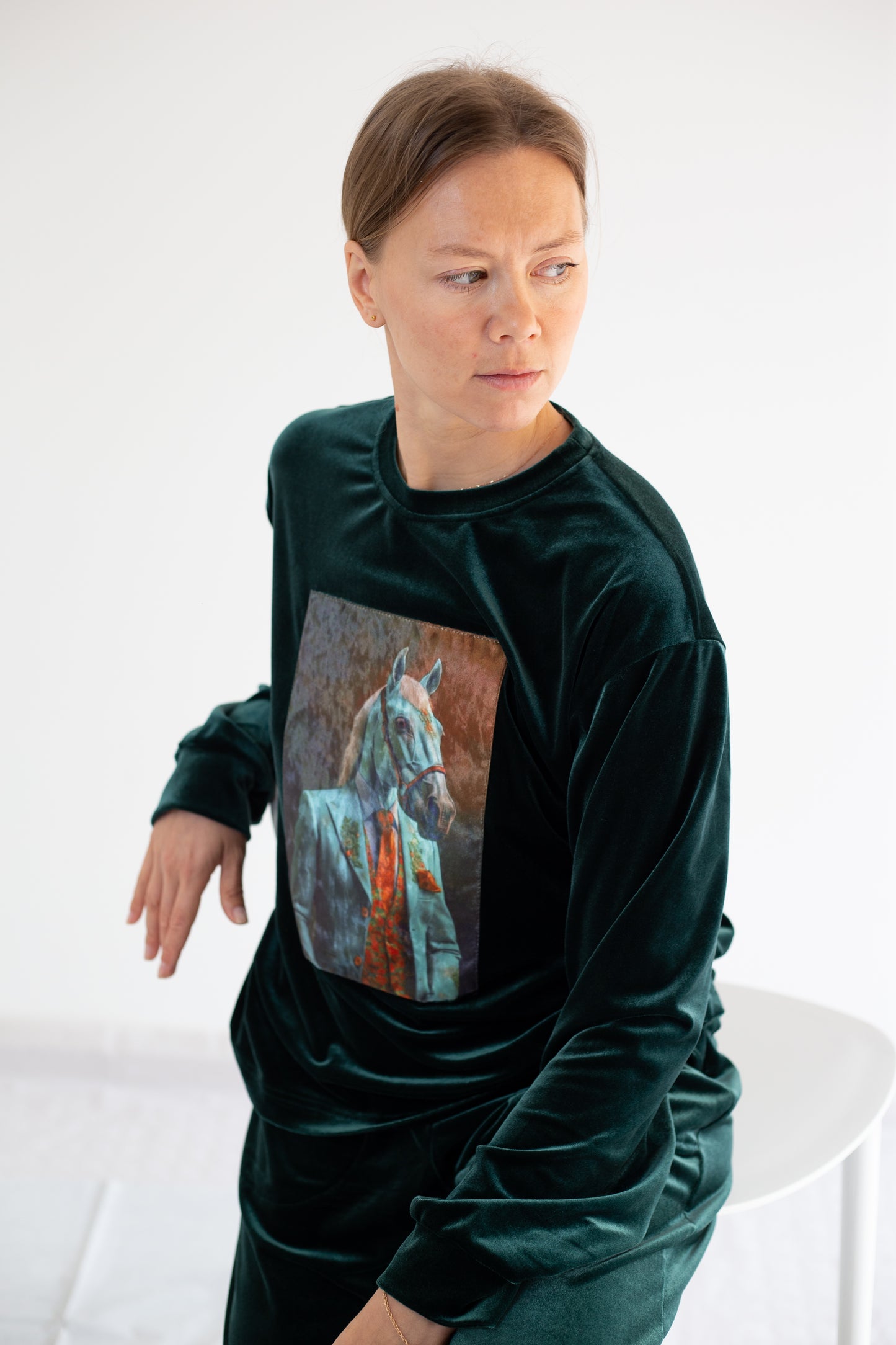 Traje de mujer "caballo"