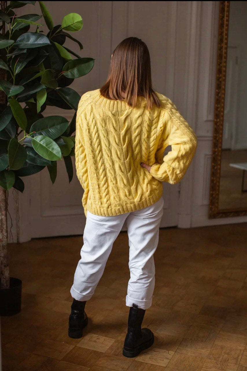 Cashmere Sweater Lemon