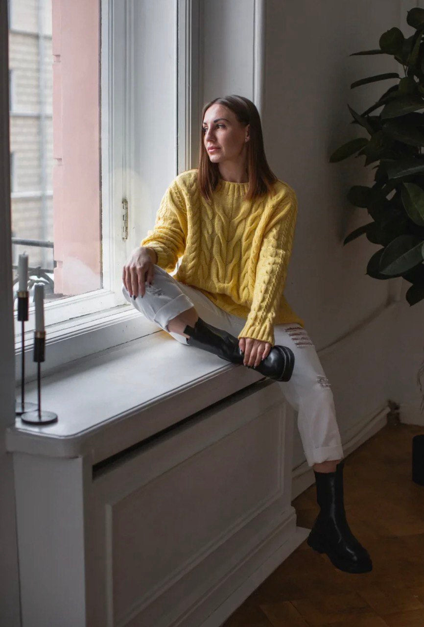 Cashmere Sweater Lemon