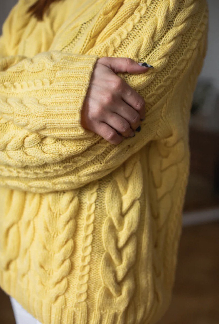 Cashmere Sweater Lemon