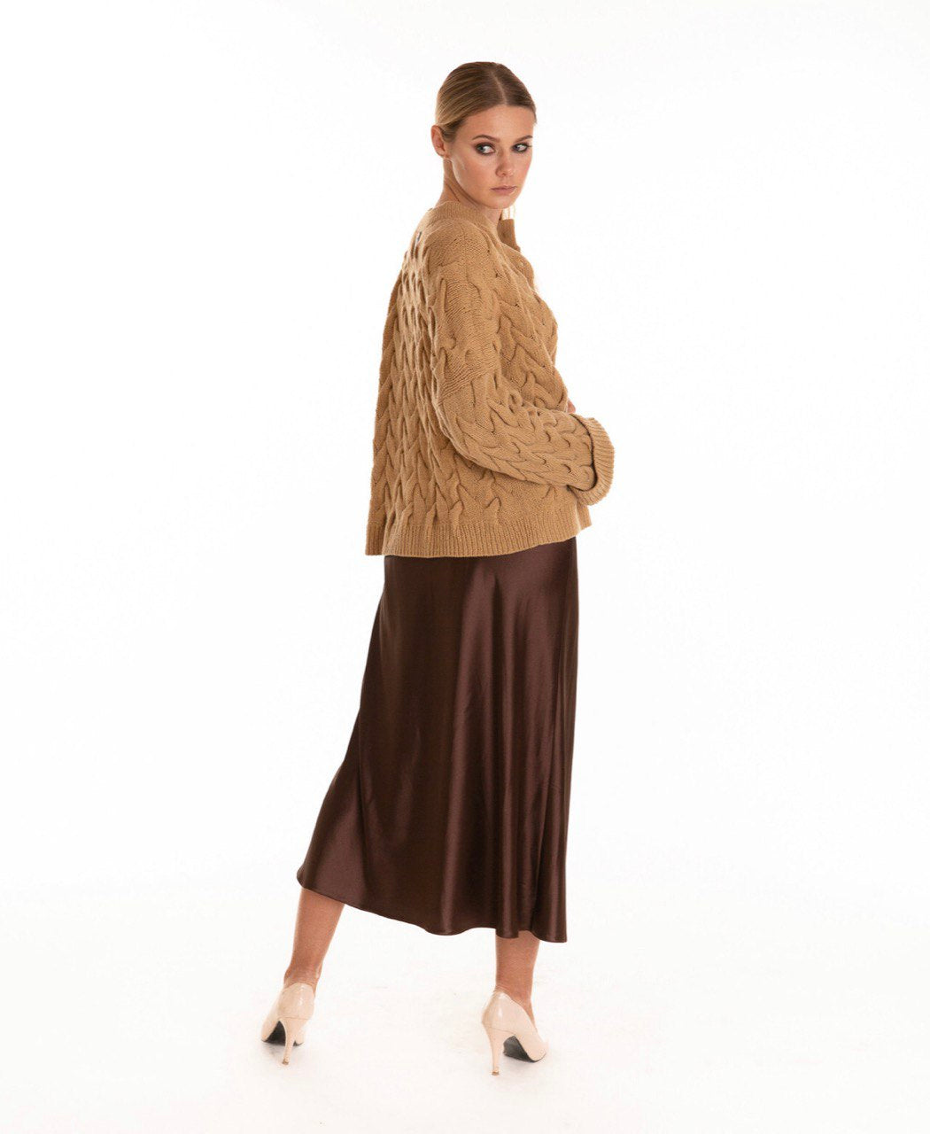 Cashmere Cardigan - Camel