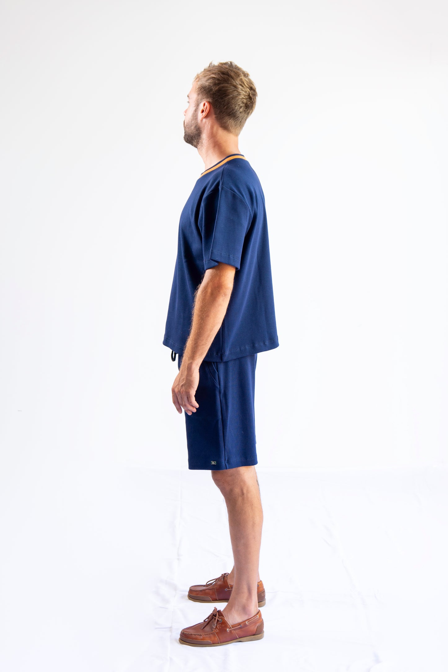 Blue T-Shirt and Shorts Set