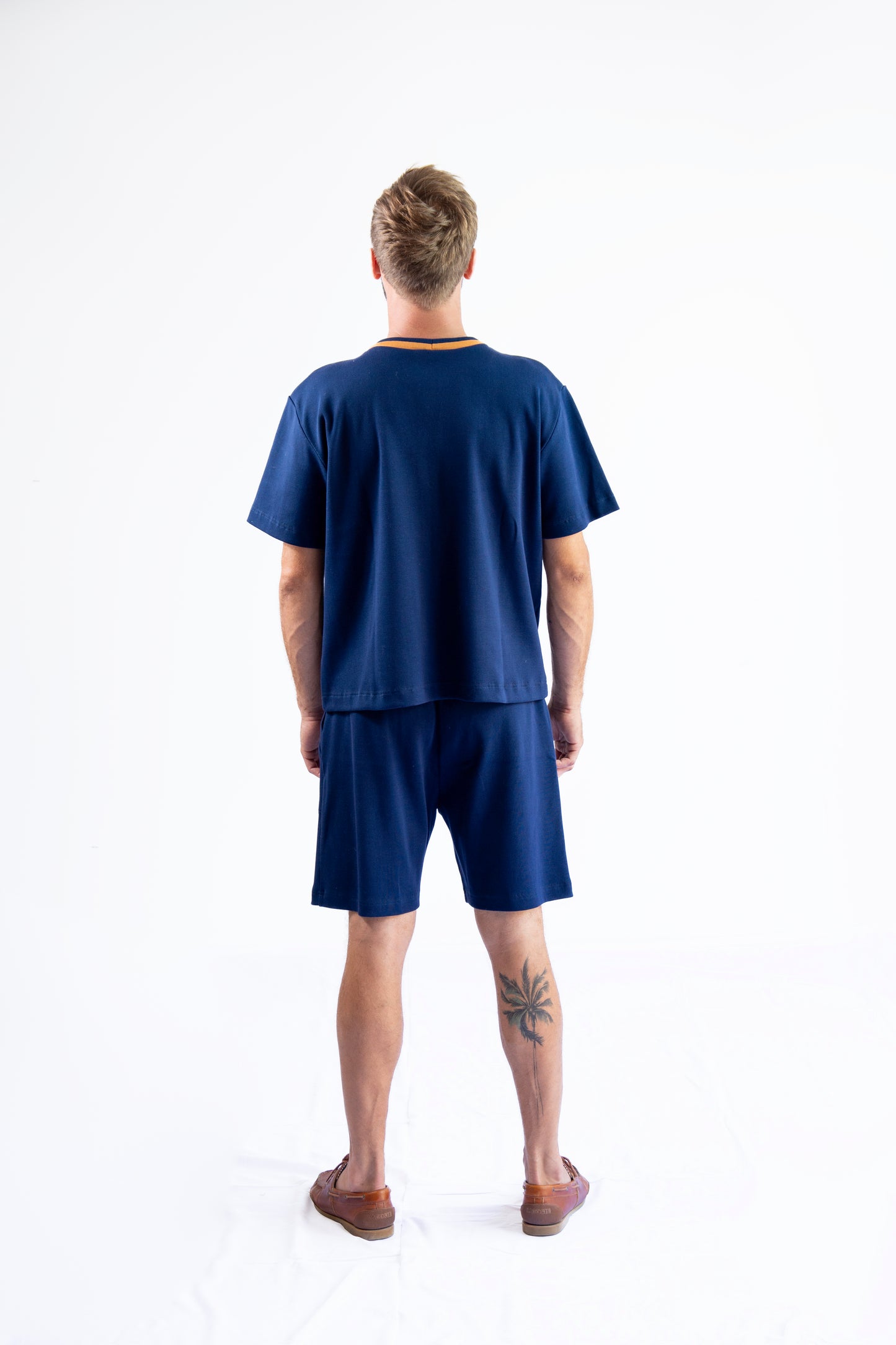 Blue T-Shirt and Shorts Set